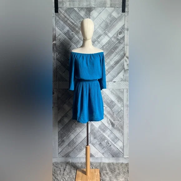 MICHAEL STARS NWOT FERNANDA CONVERTIBLE GAUZE DRESS - Picture 6 of 11